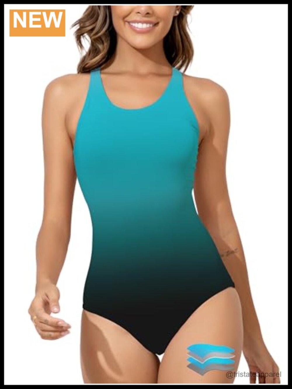 Period Swimwear One Piece Racerback Training Swimsuit Removable Pads